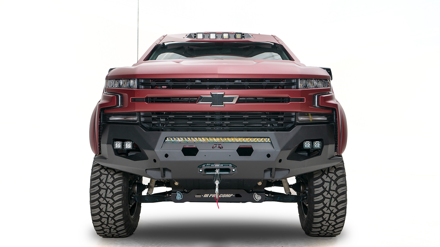 Chevy Silverado Bull Bar (1500) Fab Fours Matrix Bull Bar TWD 4x4