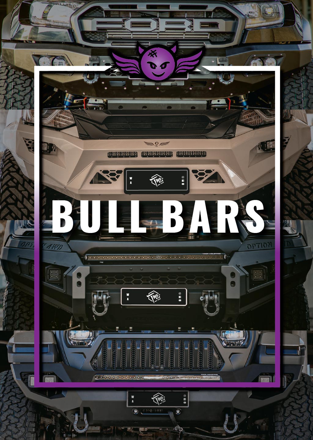 TWD 4x4 Ford Ranger Bull Bars