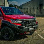 hilux gr sport in parking lot